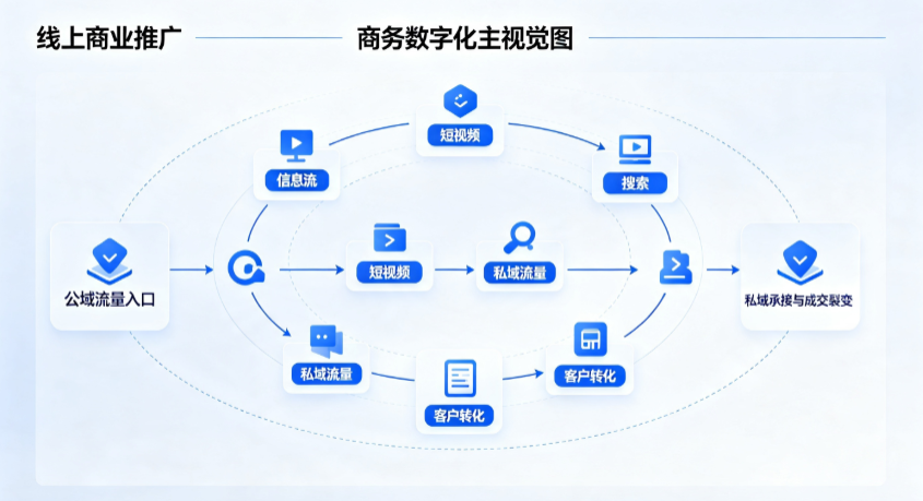 永和县线上商业推广怎么做？全域流量闭环搭建与低成本转化实战指南